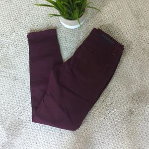 Rock& Republic purple skinny jeans